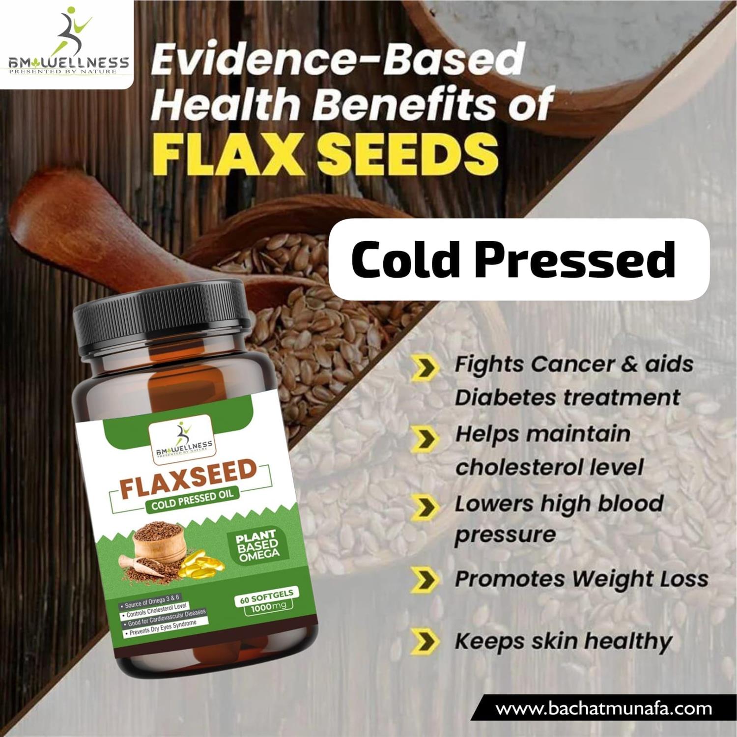 FLAXSEED 1000MG 60 CAPS