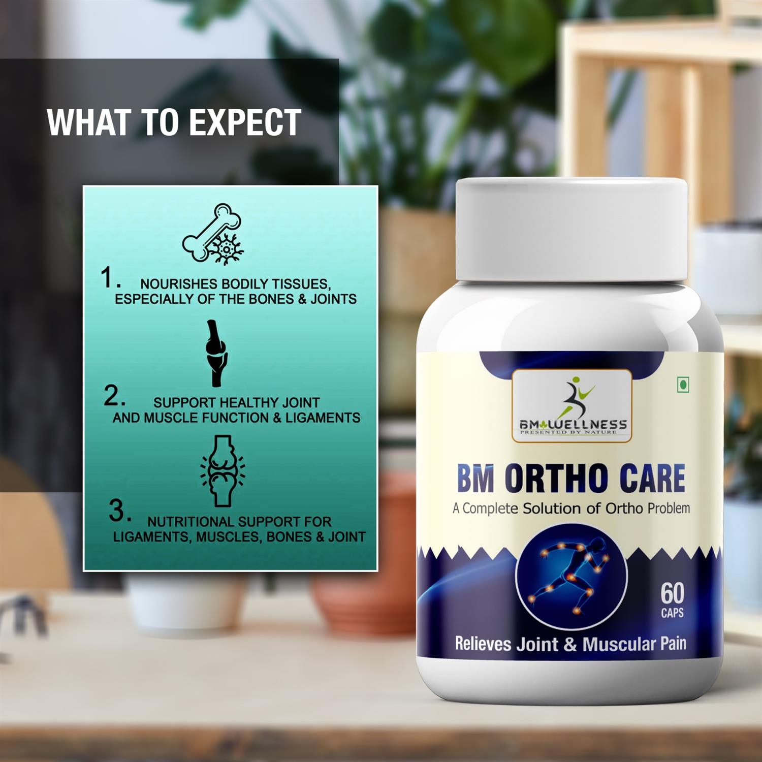 BM ORTHO CARE 60 CAP.